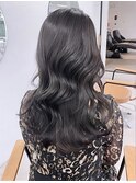 赤み消しシアーグレージュ×韓国レイヤーカット　新宿