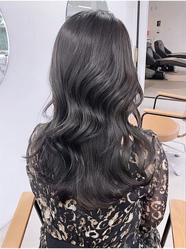 ムク 新宿(muc) 赤み消しシアーグレージュ×韓国レイヤーカット　新宿