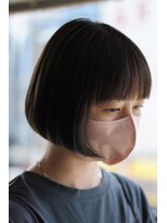 ミル(mill)&nbsp;【mill hair 石橋】暗めカーキ／ボブ／バーム
