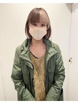 ロティー(loty)&nbsp;【hono】デザインカラー☆ブラウンベージュ×ホワイトブロンド