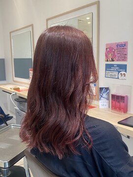 バサ 新所沢店(BASSA) ふんわりミディアムピンクカラー