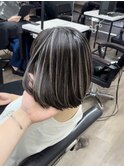 ハイライトカラーケアブリーチショートヘアボブカット大船駅鎌倉