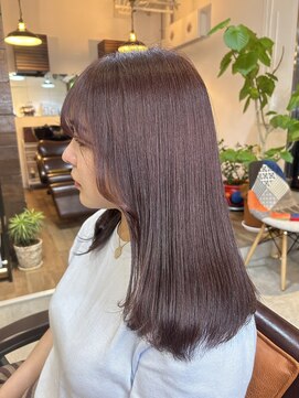 キュリオ(CURIO) ピンクブラウン×髪質改善トリートメント