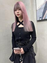 ペールピンク×インナーブラック