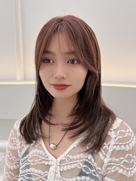 プール(POOL) 【TAISEI】フェイスレイヤーカット&透明感ベージュカラー