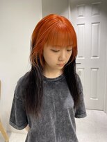 ゼスト 八王子店(ZEST)&nbsp;ルーツカラー オレンジカラー デザインカラー 【otoha】