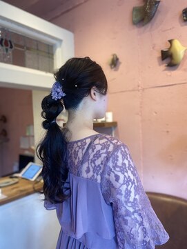 ザジ(ZAZIE) 編みおろしヘアセット