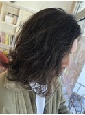 アンニュイパーマ　ボブ