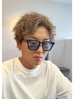 メンズバイココテラス 豊中(men's by cocoterace) スパイキーショート/ハイトーンパーマ/ブリーチパーマ
