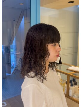 シアン 栄店(CYAN.) ゆるめボブパーマ【山口】