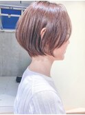 ショートショートボブレイヤー韓国ヘアハイライトブリーチ田代