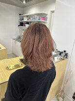 ディジョン(Dijon)&nbsp;韓国顔まわりレイヤーカットグレージュオリーブベージュブラウン