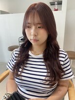 コト 福井大和田店(coto)&nbsp;ピンクブラウン 福井美容室　韓国ヘア