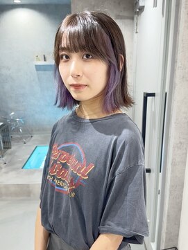 シー(shii..) 《shii..》#ラベンダーカラー#インナーカラー