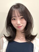 ユニコ(unico)&nbsp;韓国風/レイヤー/小顔/前髪カット/髪質改善/グレージュ/透明感