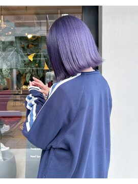 ディーカヘアー(Di KA HAIR) ラベンダーパープル/ボブ/TAKUMI