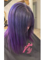 シークレットミラーズ(SECRET MIRRORS)&nbsp;艶髪質改善ストレート×ハイトーンパープルグラデーション