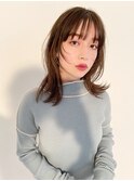 レイヤーカット/透明感カラー