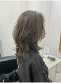 レイヤーミディ×アッシュグレージュ