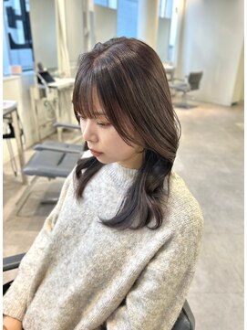 ユーフォリア 渋谷グランデ(Euphoria SHIBUYA GRANDE) くびれ巻き　顔まわりカット　レイヤーカット