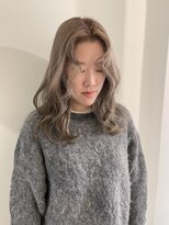 ユニコ(unico)&nbsp;顔まわりカット/ミルクティーグレージュ/ケアブリーチ