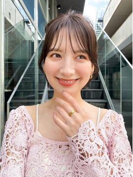 ガーデン 渋谷(GARDEN) サイドバング前髪美髪外ハネボブイメージチェンジワイドバング
