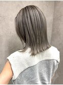 バレイヤージュ、ハイライト、レイヤー、レイヤーカット、ボブ