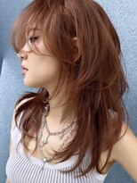 ラキング ギンザ トウキョウ(LAKING GINZA)&nbsp;くびれヘア/アプリコットオレンジ/夏/ハイライトカラー[銀座駅]