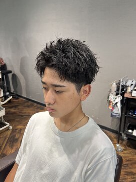 スキル(SKILL) 【SKILL】メンズ/ブリーチ/眉毛/パーマ/スパイキーショート