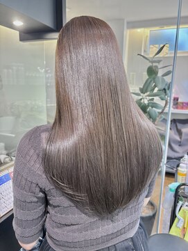 ケンジ ツルヤチョウ(KENJE tsuruyacho) グレージュ/艶髪/トリートメント