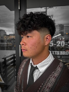 ザスーツブラザーズ(THE SUITS BROTHERS) MEN'SHAIRウルフカルマパーマメンズショートイージーパーマ