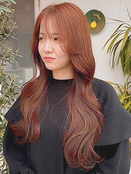 バルス(BLS)の写真/“なりたい”を叶える、ダメージレスなデザインカラー◇自在なアレンジでハイレベルな仕上がりに♪