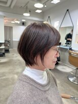 メモリーズ 表参道(Memories)&nbsp;骨格補正の丸みショート×サイドバングで360°美シルエット♪