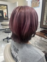 ヘアーララプラス(HAIR lala＋)&nbsp;【HAIR lala+】#ピンク #エンドカラー #ブリーチ #成人式
