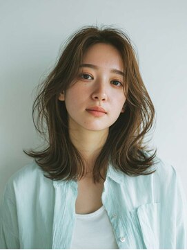 ニスル センター南店(NISURU） 似合わせカット/大人ガーリー/ダークアッシュ/着物/センター南