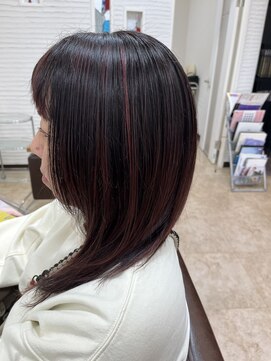 クール ヘアリズム 上田店(COOL Hair rhythm) ピンクハイライト