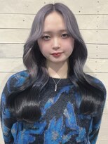 ルノン フィージュ(LUNON fieju)&nbsp;黒髪クラゲヘアーオリーブグレー小顔ココアベージュ