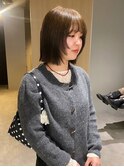大分ショートボブ顔まわりレイヤーカット髪質改善カラー