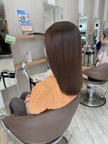 ティーズヘアー(T's HAIR)&nbsp;○ナチュラルブラウン艶ありカット