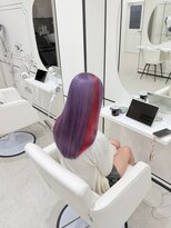 円(en) レッド×バイオレット×カチューシャカラー