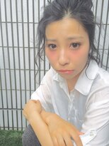 アンフィフォープルコ★くずしお団子ヘア★生え際くせ毛風★
