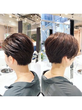 レンジシ オモテサンドウ(RENJISHI omotesando) 耳掛けハンサムショート！＜本橋寛道＞