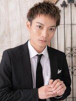 ダンディ館アダム 戸頭店&nbsp;デコ出し＆ハイトーンのモテ束感マッシュA