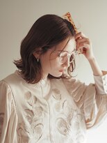 バッタ(Batta) 「KENTA」肩下ボブ×ストレートパーマでもふんわりできます