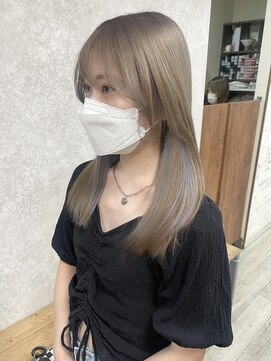 ミニム ヘアー(minim hair) 【minim×高橋】ブロンド＋インナーシルバー