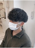 波巻きパーマ
