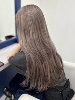 ミルクティーベージュダブルカラーケアブリーチインナーカラー