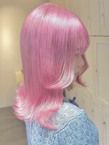 ベレーザ 渋谷(BELEZA)&nbsp;9235ミルクティーピンクハイトーンカラーホワイトピンクレイヤー