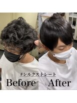 ディライト(Delight)&nbsp;メンズシシルクストレート 縮毛矯正 髪質改善