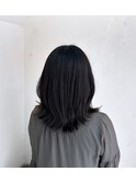 外ハネミディ/20代/30代